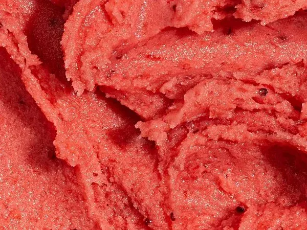 Nieve de garrafa de frutos rojos